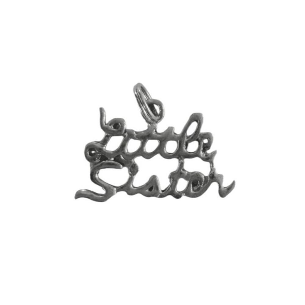 Sterling Silver charm little sister vintage 1980s